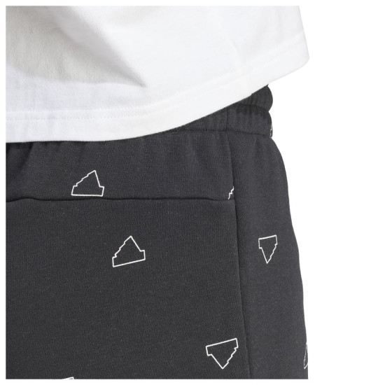 Adidas Γυναικείο σορτς Essentials Monogram Fleece Graphic Shorts Adidas Γυναικείο σορτς Essentials Monogram Fleece Graphic Shorts